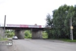 Опоры железнодорожного моста  через реку Лазавицу Великие Луки. Лукиград.