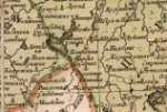  Успенское на карте 1773 года.