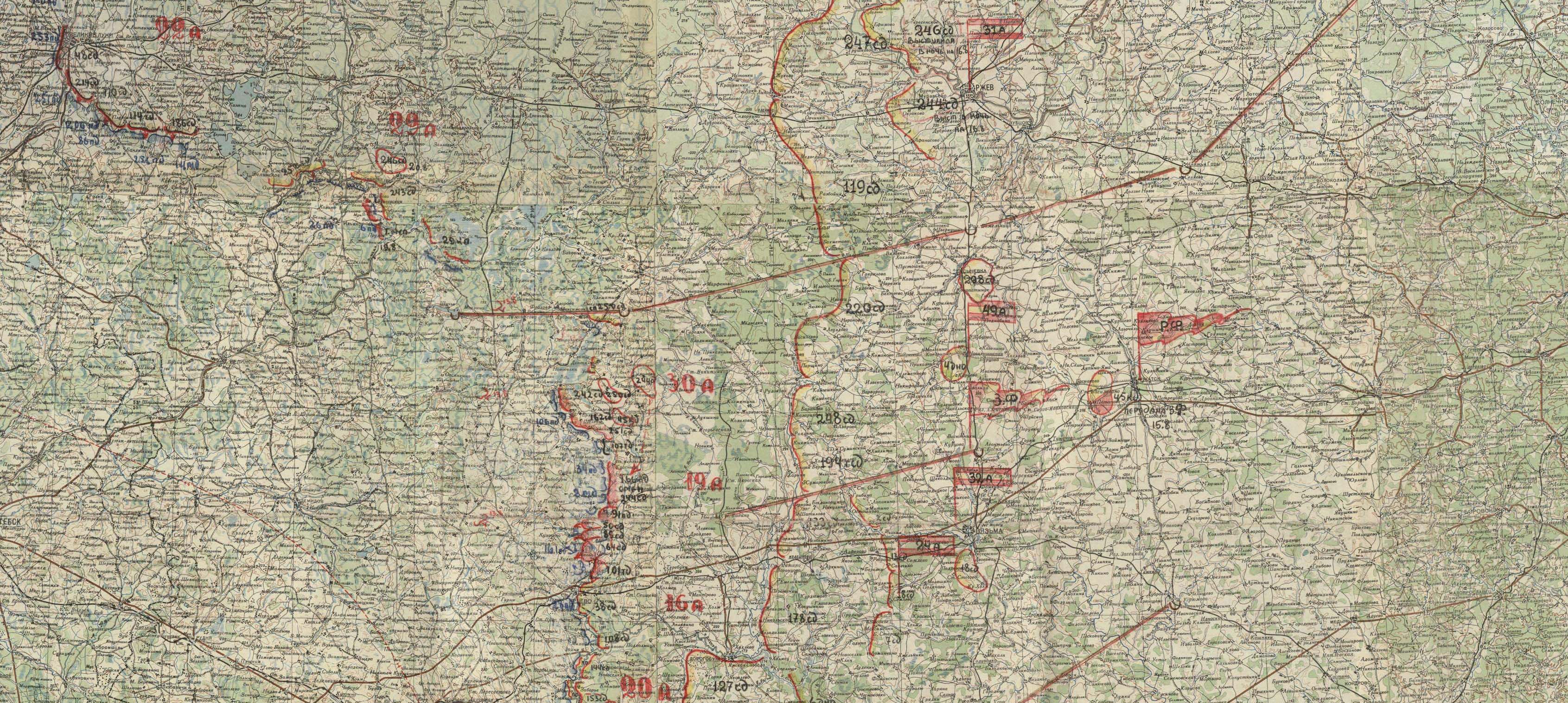 Великие Луки. Карты боев 1941