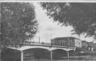 Вид на мост с левого берега Ловати. 1950-е годы. Архив Петра Бычкова.