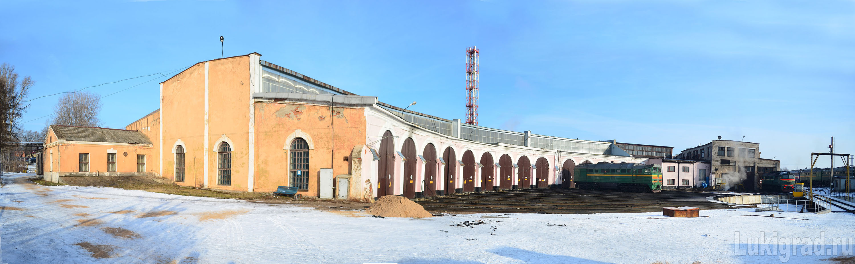 Музей истории локомотивного депо Великие Луки. Лукиград.