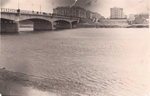 Вид на мост через Ловать и на правый берег реки. 1958 год. Великие Луки