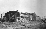 Разрушенный железнодорожный вокзал. 1944 год. 